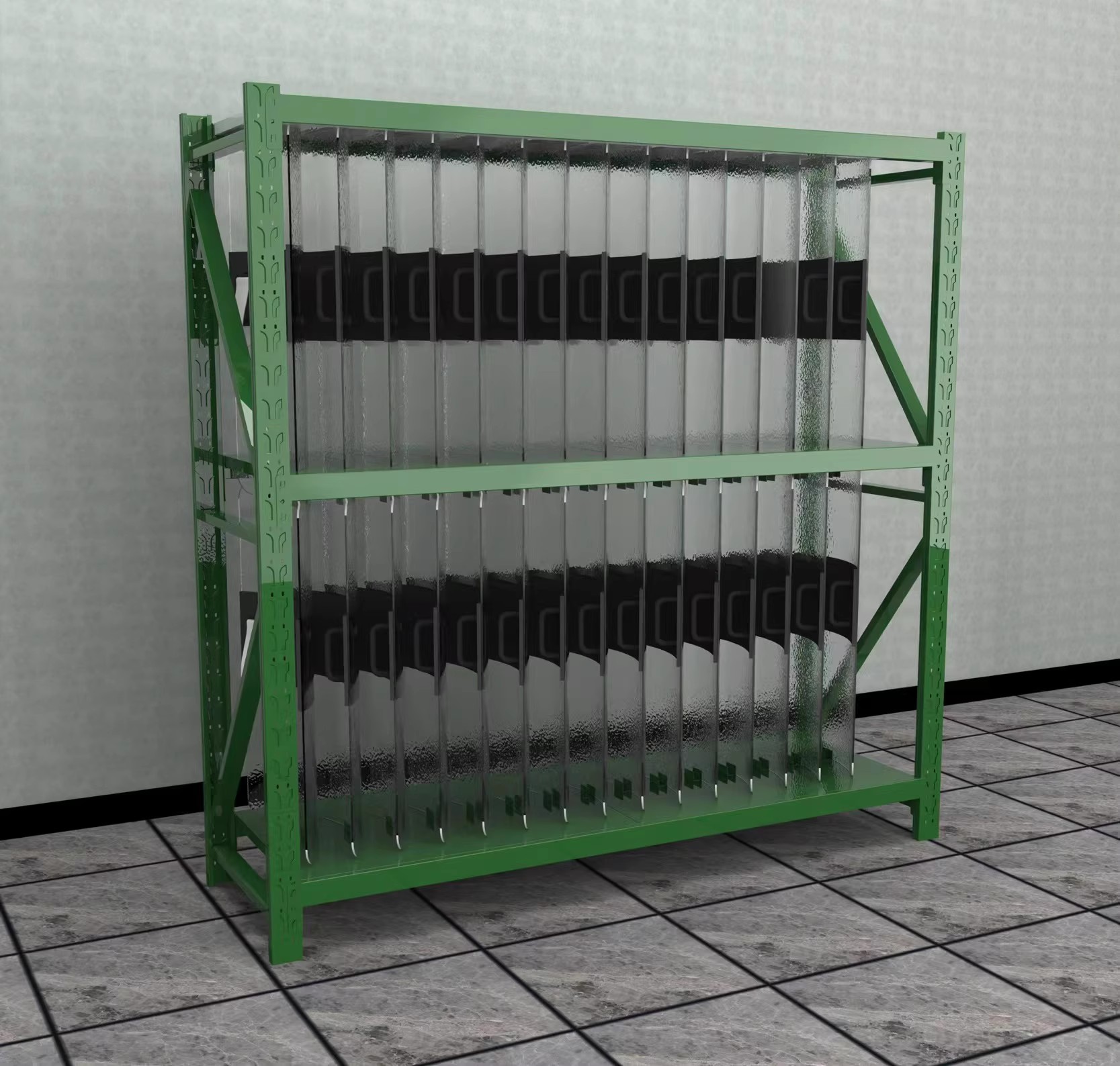 戰(zhàn)備物資架 黑色貨架